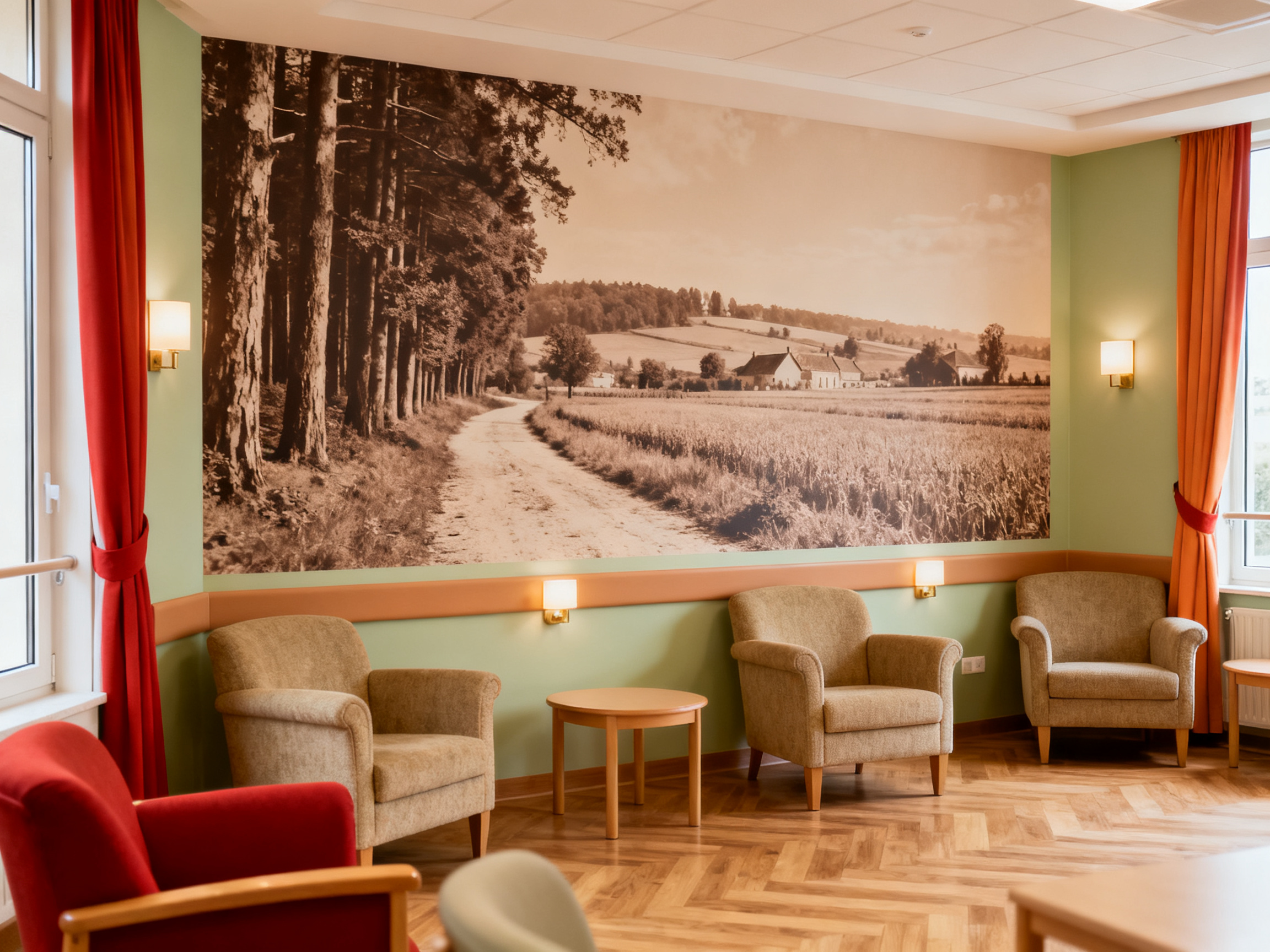 EHPAD résidence senior — paysages mémoriels à Versailles